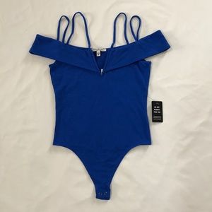 Express Deep-V Thong Bodysuit